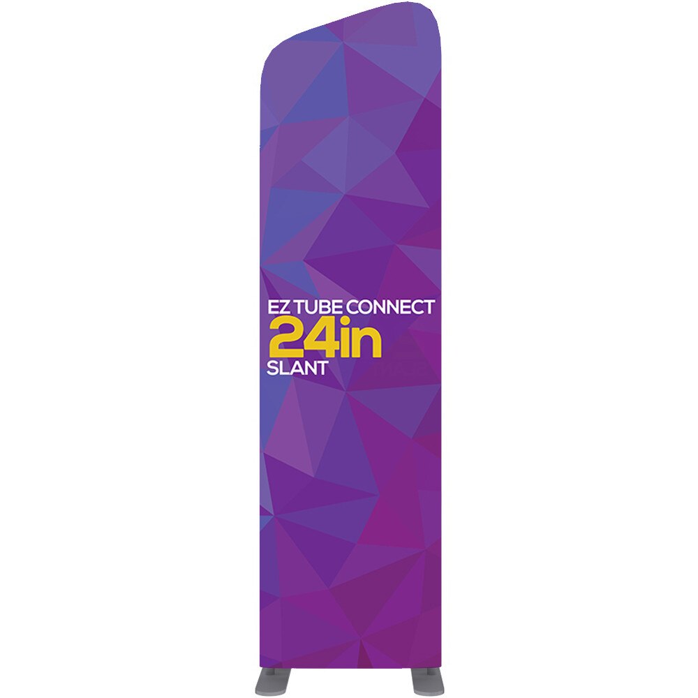 2 Ft. EZ Tube® Connect Slanted Top Right — Single Sided Graphic Package